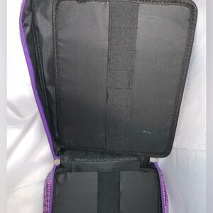 Qianshan Organizer Purple Bag Gel Pens Colored Pencils Container Bag